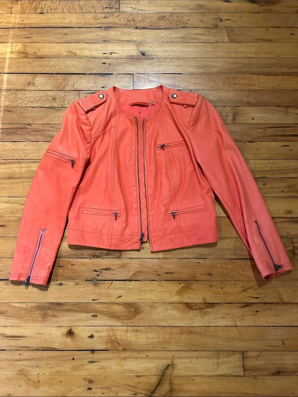 Alice + Olivia leather jacket